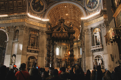 Vatican City: St. Peter's Basilica Tour with Dome Climb Underground ST Peter Basilica Guided Tour With Dome Climb
