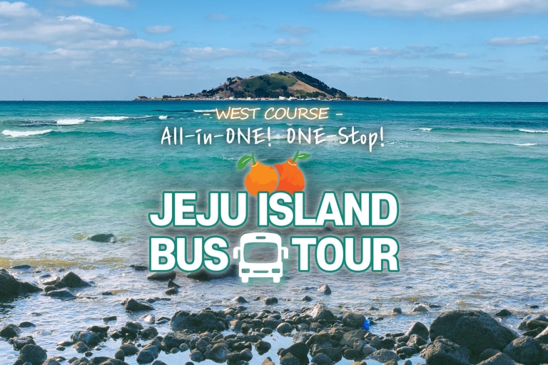Visite de l'ouest de l'île de Jeju en bus avec déjeuner inclus Excursion d'une journée complète