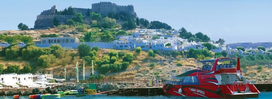 Rhodes : croisière à grande vitesse vers Lindos