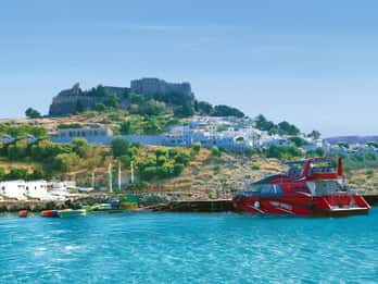 Rhodes : Excursion en bateau à grande vitesse à Lindos