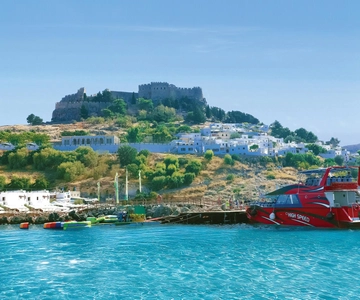 Rhodes: High Speed Boat Trip to Lindos