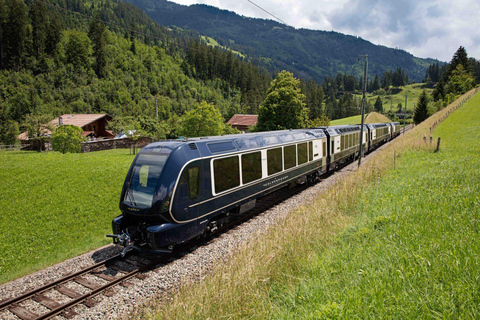 GoldenPass Express: Scenic train from Montreux to Interlaken Single journey from Interlaken to Montreux (1st class)