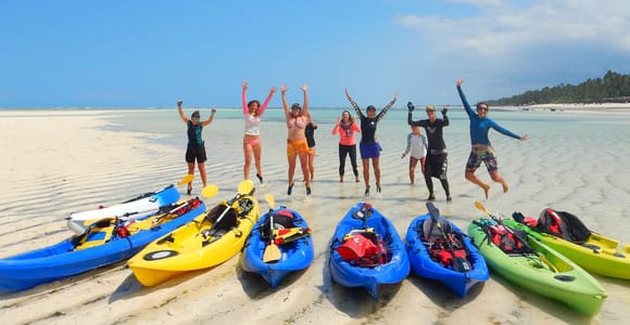 Zanzibar: Mangrove Kayaking and Village tour with Fruits