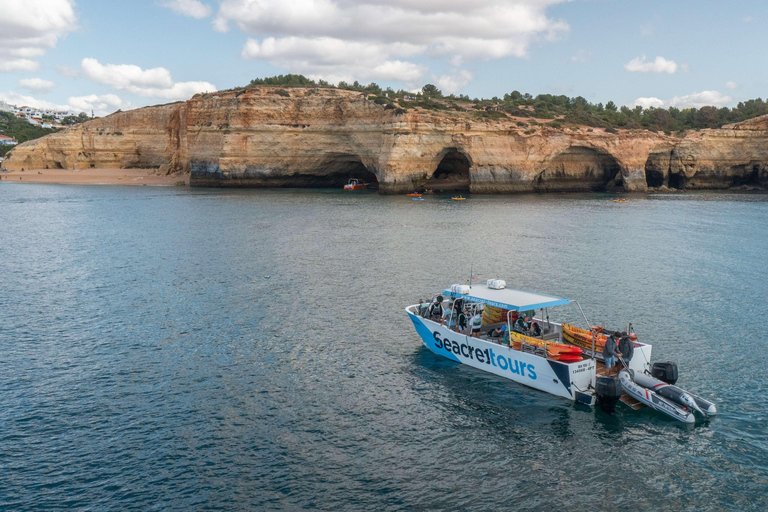 Albufeira Marina: Benagil Cave to Marinha Beach Kayak Tour