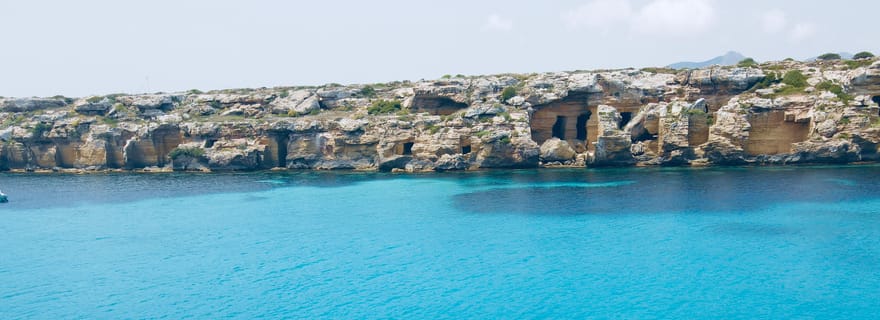 Tour en bateau de Favignana et Levanzo depuis Trapani