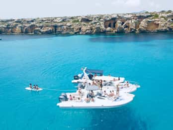 Tour en bateau de Favignana et Levanzo depuis Trapani