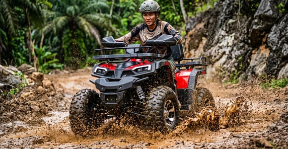Chiangmai X : Extreme ATV Adventure in mountain & Transfer
