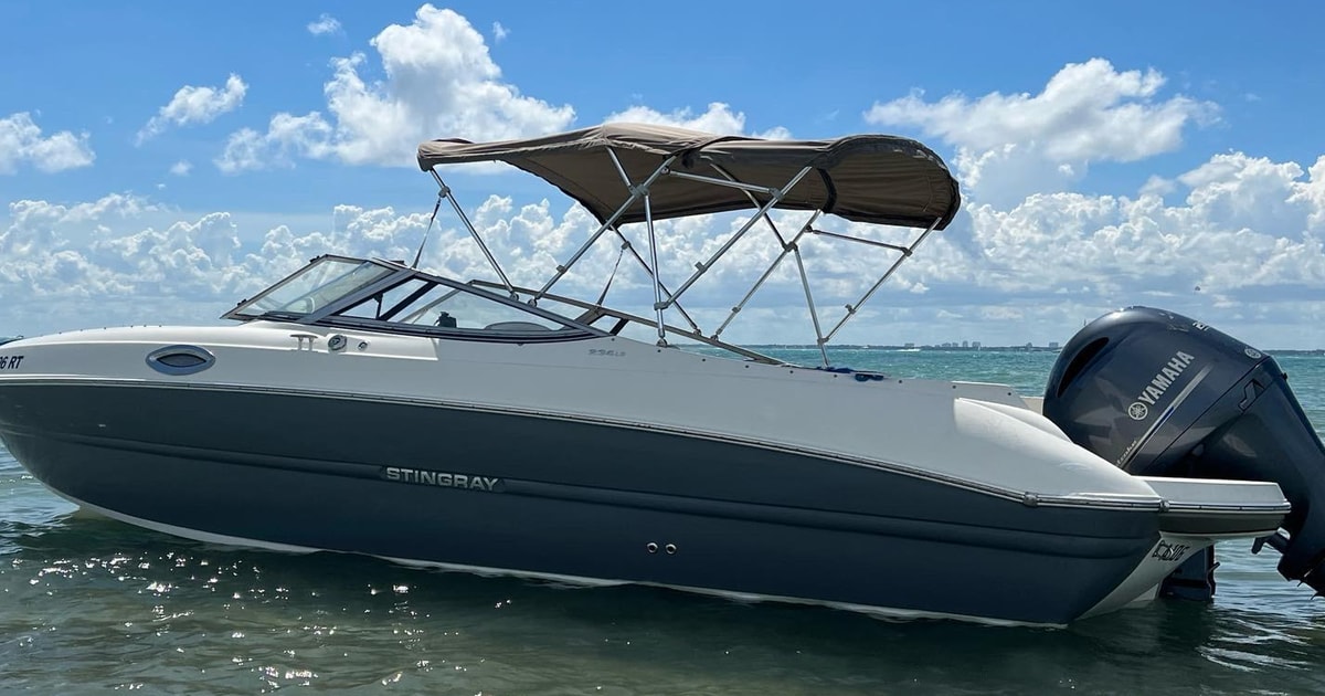 Miami: 24-Foot Private Boat for up to 8 People | GetYourGuide