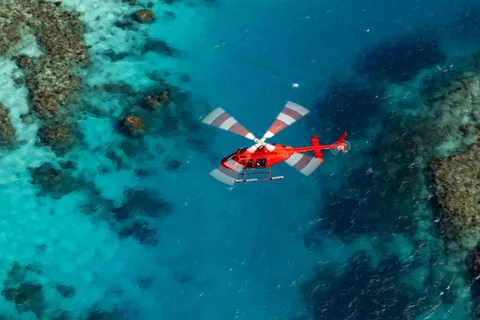 Cairns: 60 minuten panoramische vlucht over het rif en regenwoud
