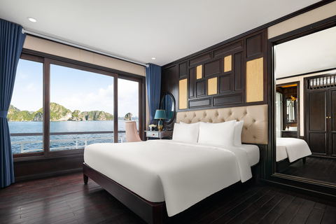 Amanda Pearl Cruise - Ha Long & Lan Ha Bay Multi-Day Cruise Departing at Ha Long (Check-in at 11:00 AM)