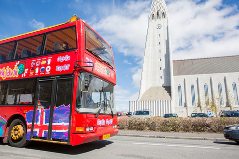 Reykjavik: hop on, hop off-bustour: 24- of 48-uurs ticketReykjavik: ticket voor 48 uur voor hop on, hop off-tour