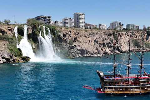 Antalya: Full-Day Lara Pirate Boat Trip with Lunch & Drinks Tour with Hotel Transfer