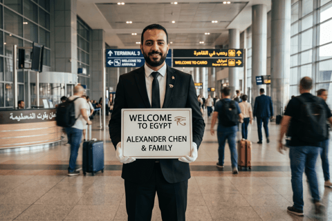 Cairo CAI Airport Private Transfer to/from Cairo/El Omraniya Arrival: CAI Airport to hotel in El Omraniya center