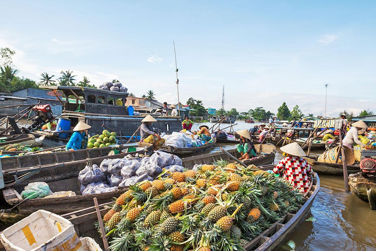 Vanuit Saigon: Mekong Delta 2-daagse tour met drijvende markt