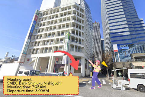 Tour zur fünften Station des Fuji und zum ThermalbadFuji-Ausflug ab Tokyo Station, Abfahrt um 7:30 Uhr