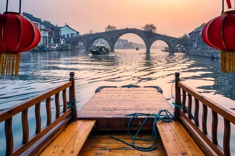 Visita privada a la Ciudad del Agua de Zhujiajiao con paseo en barco y jardínTour privado