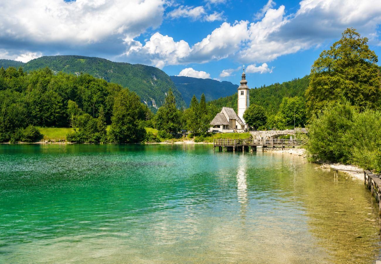 Von Ljubljana: Tagestour nach Bled und Bohinj + Picknick mit lokalen Köstlichkeiten