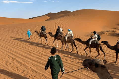 من فاس: رحلة ذهاب وعودة لمدة يومين عبر صحراء مرزوقة وركوب الجمالخيار الجولة المشتركة