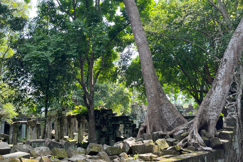 Beng Mealea Banteay Srei and Phnom Kulen Waterfall Day Tour Private-Tour