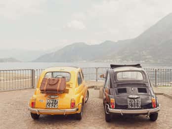 Comosjøen: Vintage Fiat 500 utleie