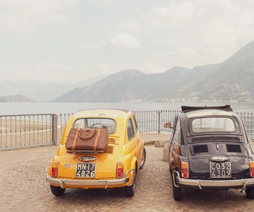 Lago di Como: Noleggio Fiat 500 d'epoca
