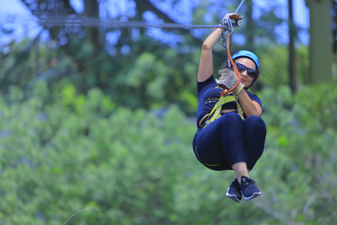 Puerto Morelos: Jungle ATV Adventure, Ziplines and Cenote Single ATV from Tulum