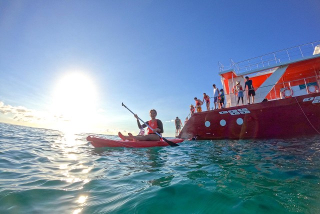 Visit Boracay Red Whale Party Cruise w/ Snacks & Water Activities in Boracay, Philippines
