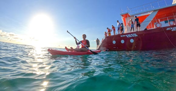 Boracay: Red Whale Party Cruise w/ Snacks & Water Activities