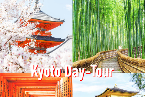 Au départ d'Osaka : 10 heures d'excursion privée à KyotoAu départ d'Osaka, visite privée personnalisée de Kyoto avec chauffeur uniquement