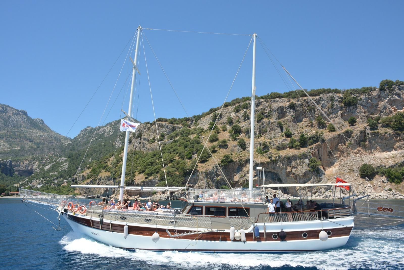 Marmaris: Luxuriöse Gulet-Bootsfahrt für Kleingruppen mit Mittagessen