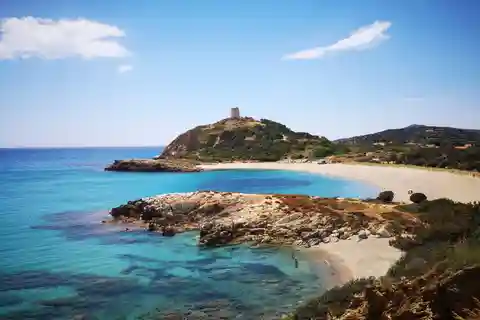 Da Cagliari: Tour delle spiagge di Chia con pulmino