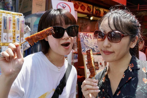 Tokio: Ruta de la Comida Callejera de TsukijiComida callejera en Tsukiji