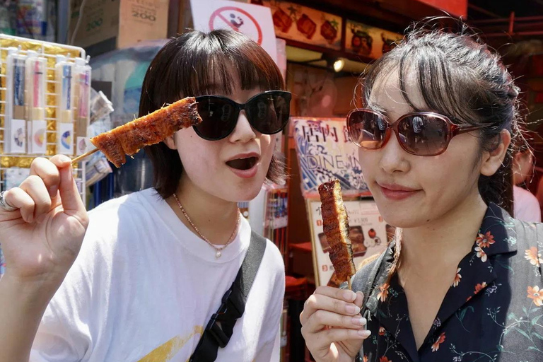 Tokio: Ruta de la Comida Callejera de TsukijiComida callejera en Tsukiji