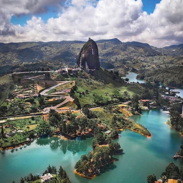 Guatape Town lake Tour And El Pe ol Rock Hike GetYourGuide Guatape Town lake Tour And El Pe ol Rock Hike GetYourGuide