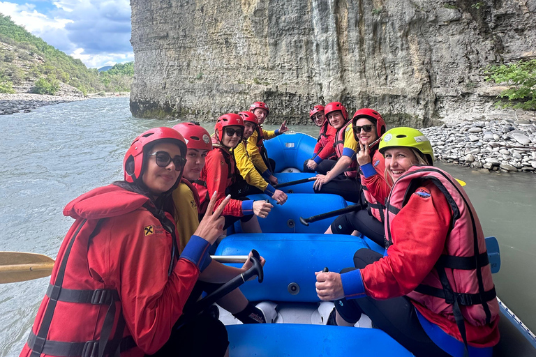 From Tirana: Osumi Canyons Rafting Day-Trip with Lunch
