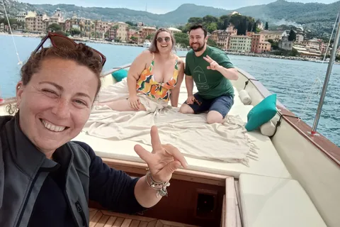 Tour privato in barca nella Riviera di Portofino