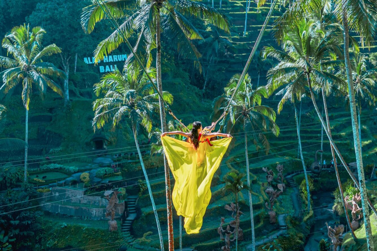 Bali/Ubud: Zipline 2-ways with combo Alas Harum Tour Zipline with Riceterrace Alas Harum Tour meet at venue