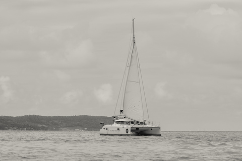 Catamarán privado exclusivo a Ile Aux Cerfs con almuerzo