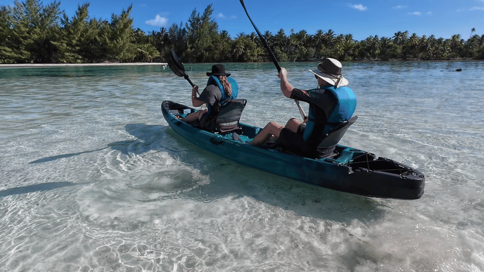 Tahaa : Location Kayak Biplace - Jardin de Corail - Snorkeling