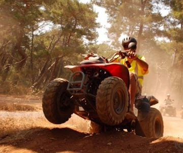 City of Side: Forest Quad-Bike Tour with Hotel Transfers