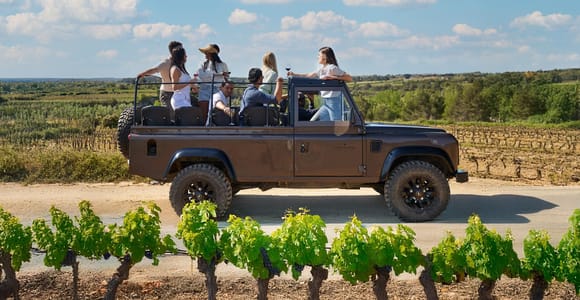 Von Barcelona aus: Penedés Vineyards Tour mit 4WD und Wein & Cava