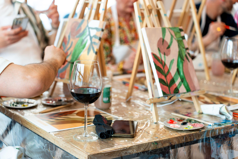 Savannah: Mystery Paint & Sip Night at a Trendy Brewery