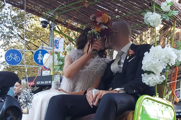 Veloloco riksja Keulen stadstours bruiloft brouwerij verjaardag DIY420