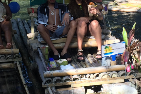 Montego Bay : Rafting en bambou sur la rivière Lethe / Massage à la pierre calcaire