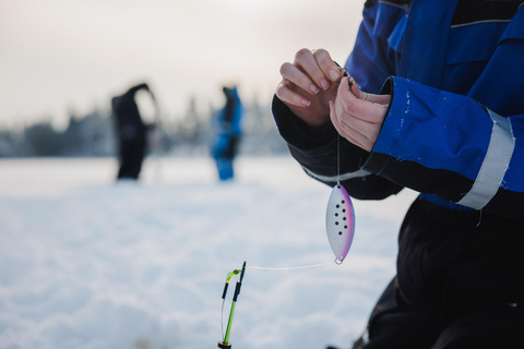 Levi: Guided Ice Fishing Experience with Transfers
