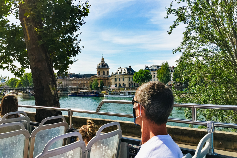 Paris: Tootbus Hop-On/Hop-Off-Bustour Entdeckungstour3-Tages-Pass