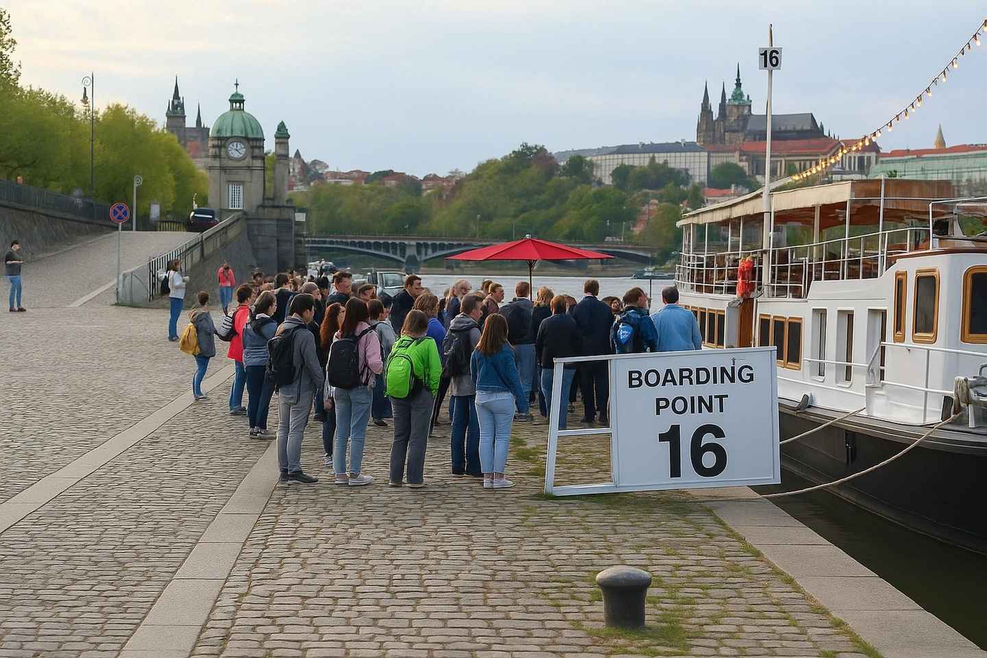 Prag: 2 Klukkustunda Söguleg Bátsferð með Dýrindis Hádegismat