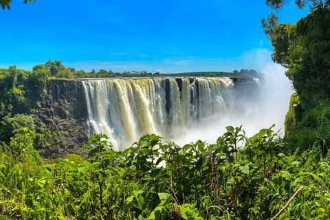 Victoria Falls: panoramische vlucht, brugtour en rondvaart tijdens zonsondergang