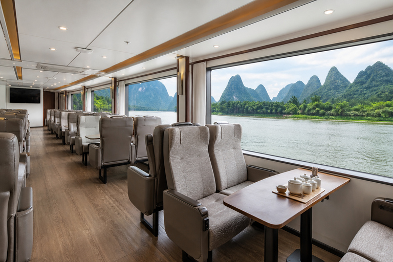 Guilin: Li River Cruise to Yangshuo with Optional Cave Tour 4-Star Cruise Ticket + Lunch + Pickup