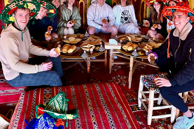 Marrakech : Vol en montgolfière, petit déjeuner berbère et balade à dos de chameau